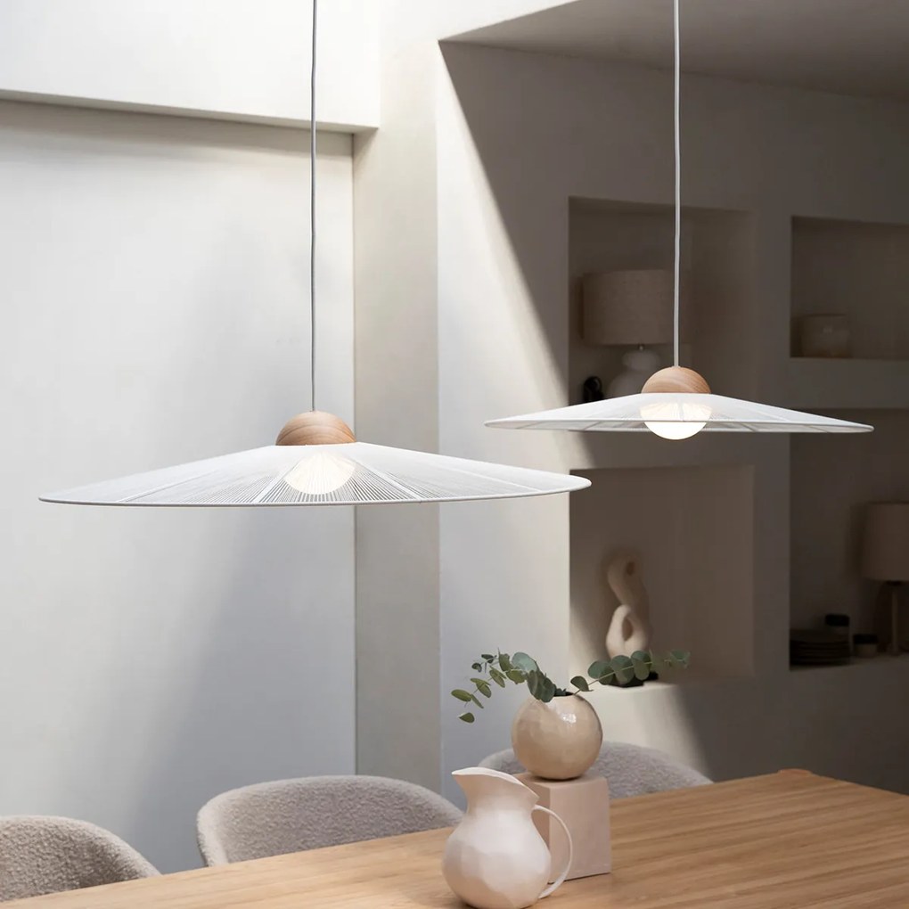 Zuiver Belle L Beige Grote Design Hanglamp Touw 80 Cm Beige