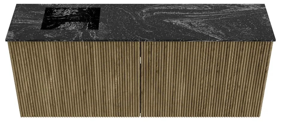 Mondiaz Joya DLux 100cm toiletmeubel dusk met wastafel faye links 1 kraangat lava