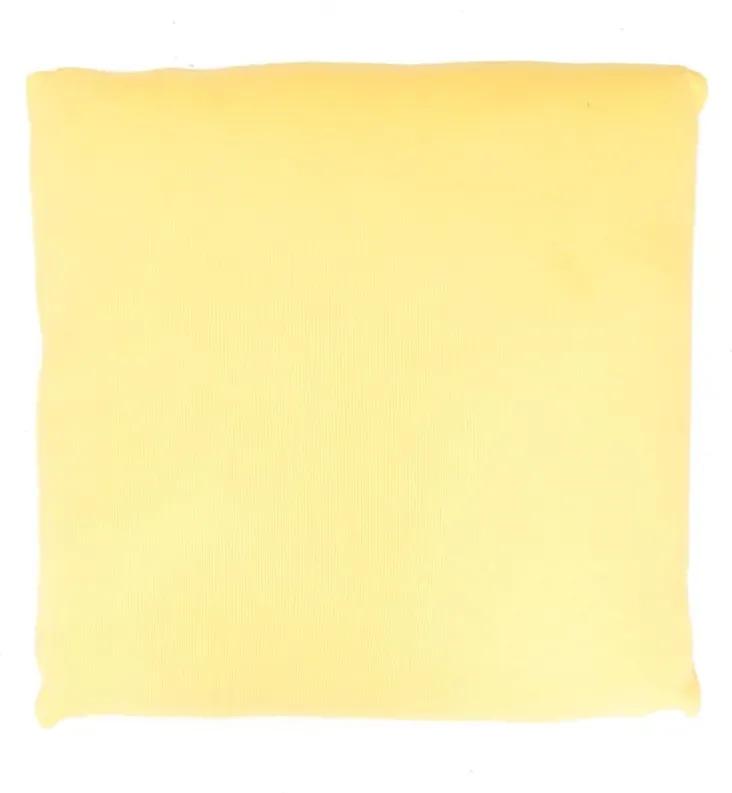 Kussen geel, katoen, Soft Yellow