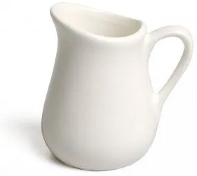 Melkkannetje, mini, wit porselein, hoogte 7 cm