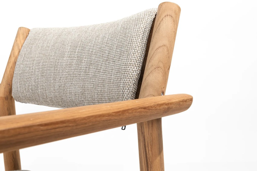 4 Seasons Outdoor Levi teakhouten stapelstoel SALE Tuinstoel houtkleur weerbestendig