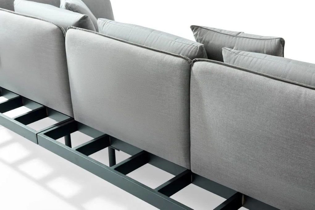 DATHO OUTDOOR Hoek Loungeset - Bali - Antraciet - Datho Outdoor