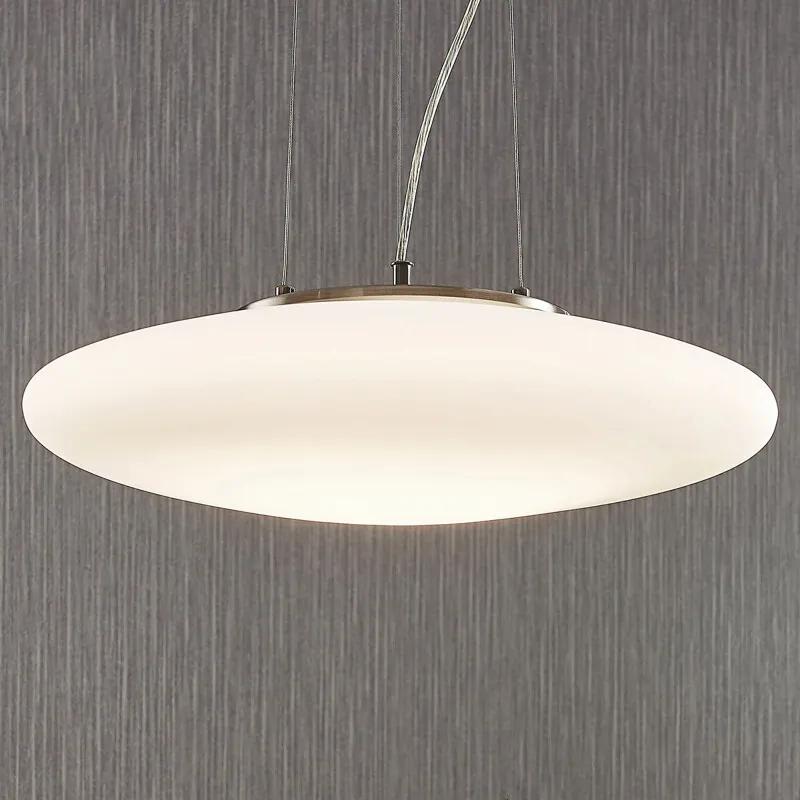 LED opaalglas hanglamp Gunda in wit - lampen-24