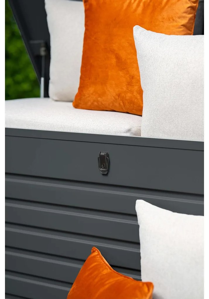 Garden Impressions Cambridge opbergbox 1240 liter - donker grijs