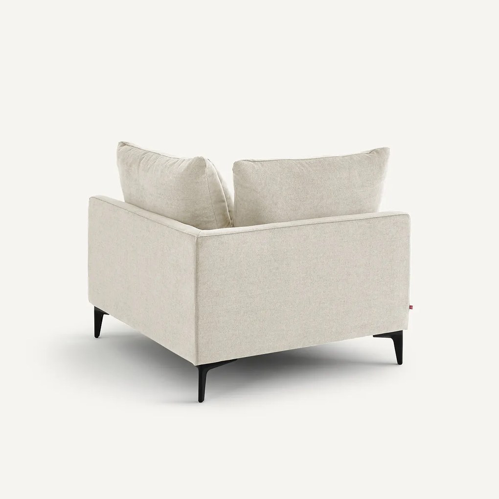 Hoekbank in polyestermix, MODERNISTE, ontwerp Emmanuel Gallina