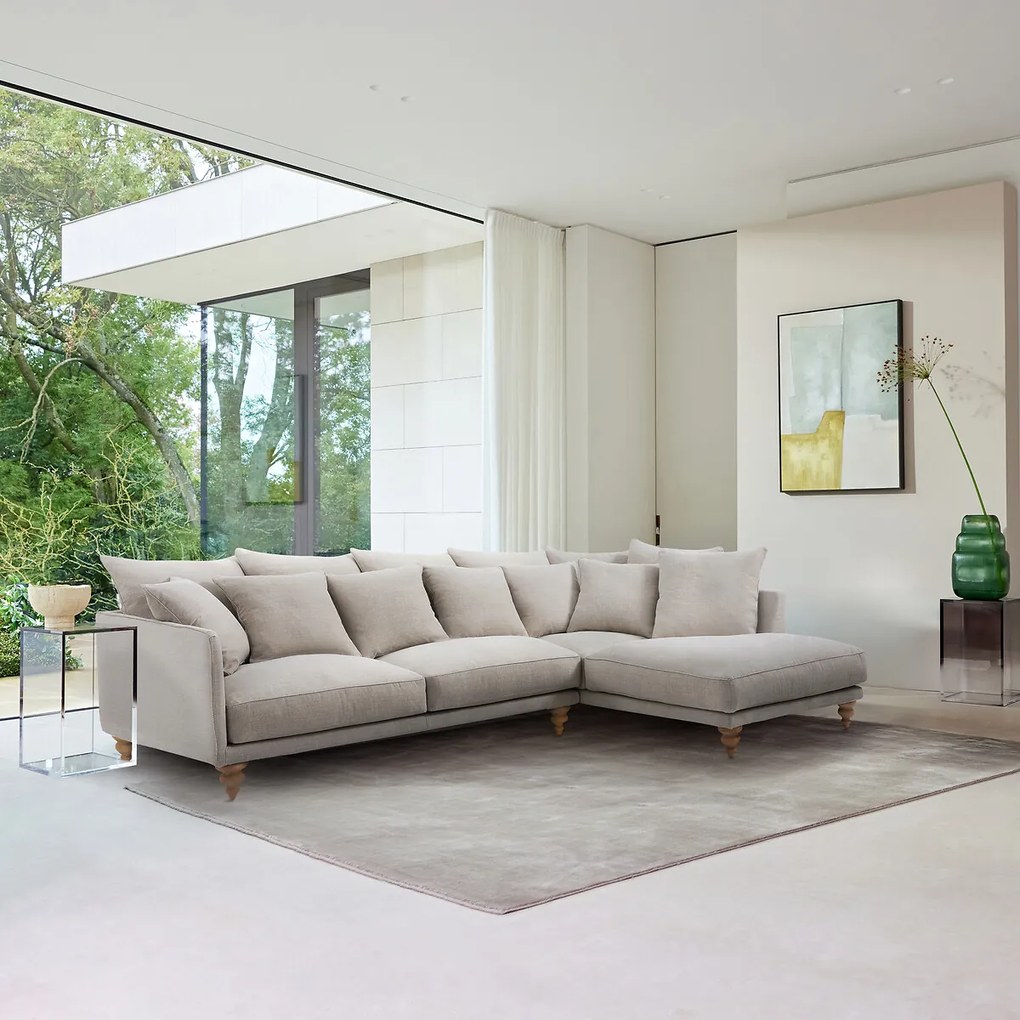 Hoekbank van katoen en linnen, Lazare