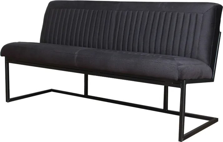 Eetkamerbank - Lara - stof Element antraciet 01 - 160 cm