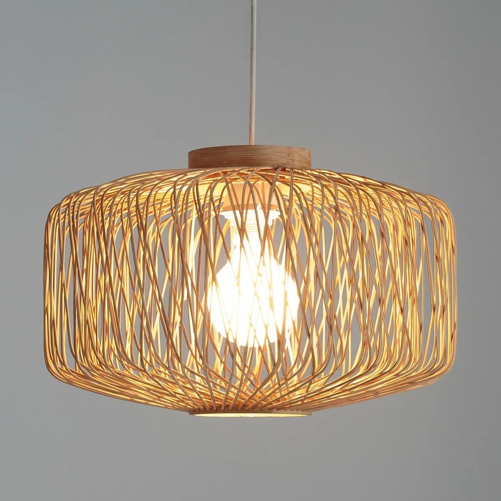 Hanglamp in bamboe Ø44 cm, Yaku