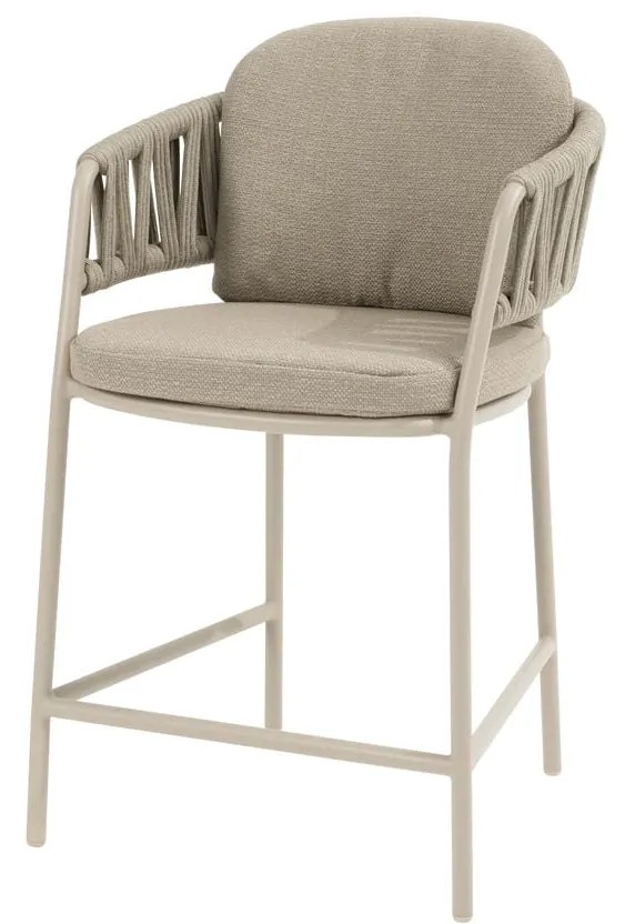 Taste by 4 Seasons Calma barstoel latte Tuinstoel   taupe weerbestendig
