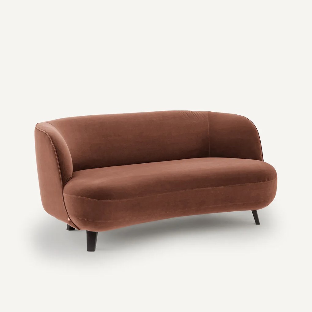 XS Sofa, in fluweel, ROSEBURY, ontwerp door Emmanuel Gallina