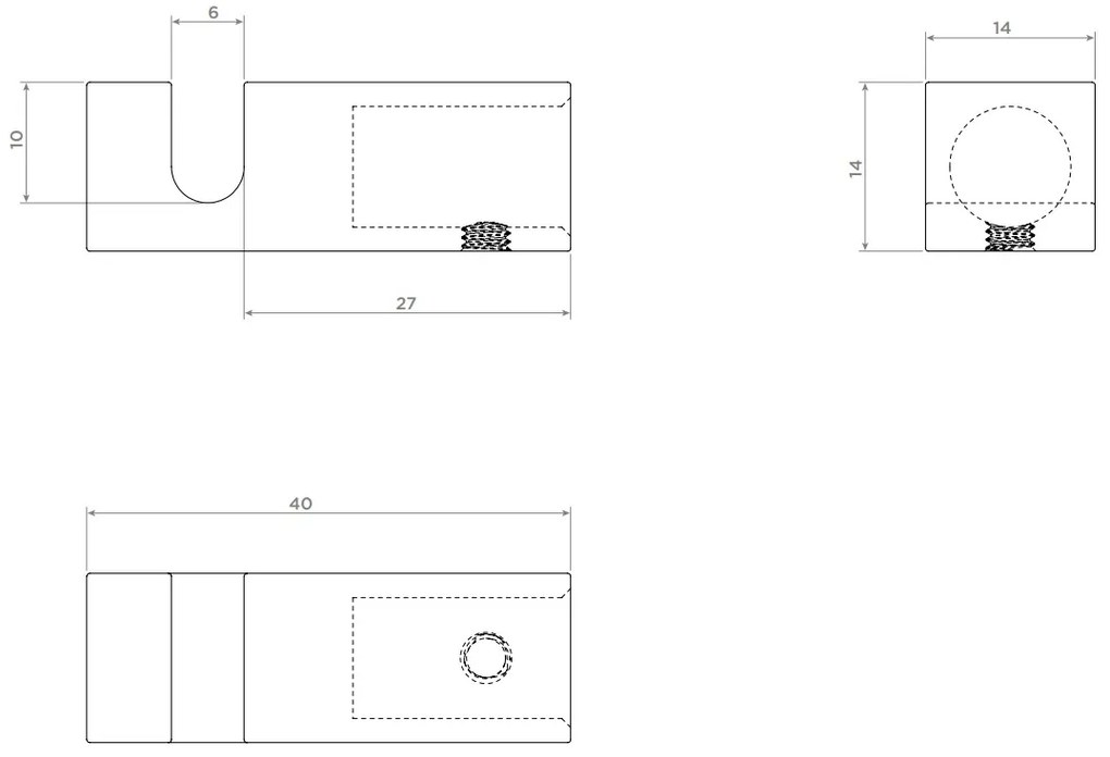 Clou Quadria handdoekhaakjes chroom - set van 2