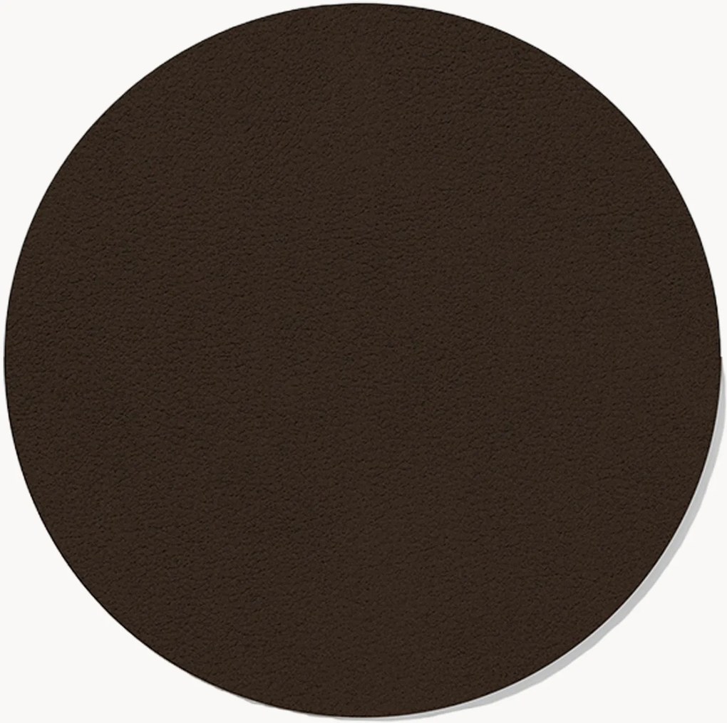 Handgemaakte leren onderzetters Nupo, 4-delig