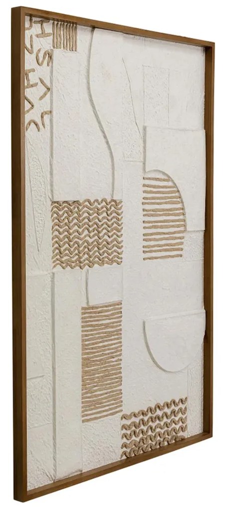 Kare Design Sandy Geometric Japandi Schilderij Beige