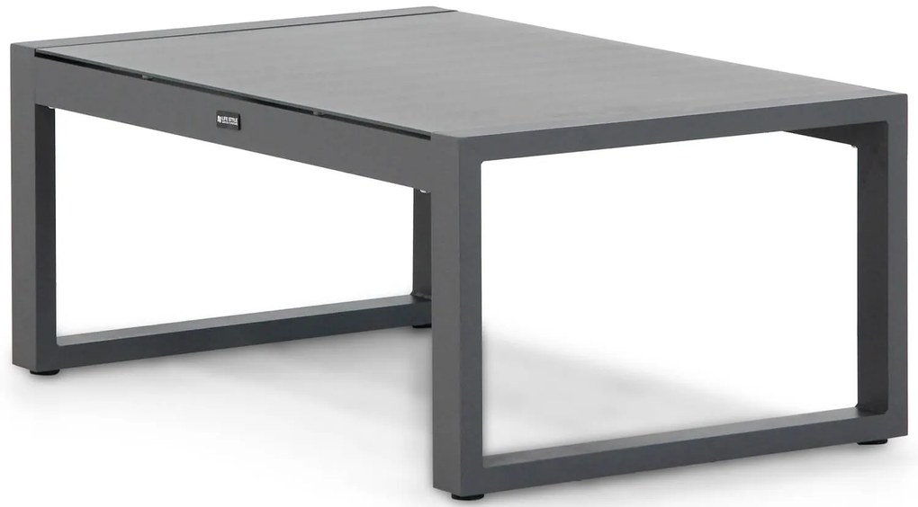 Stoel en Bank Loungeset Aluminium Grijs 4 personen Lifestyle Garden Furniture Batala