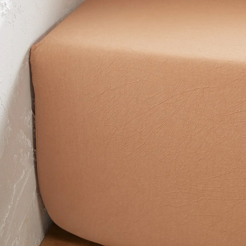 Hoeslaken 50% gerecycled katoen, omslag 30 cm, Erwin