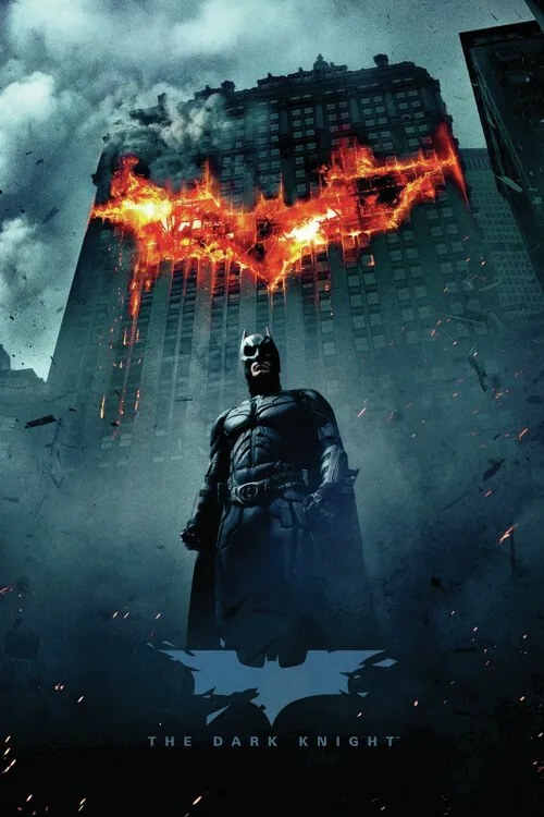 Kunstafdruk The Dark Knight Trilogy - On Fire