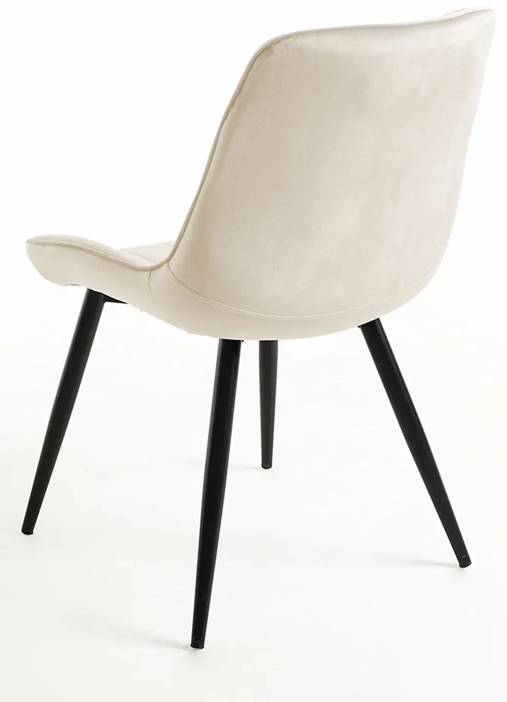 Set van 2 Lene Fluwelen Stoelen