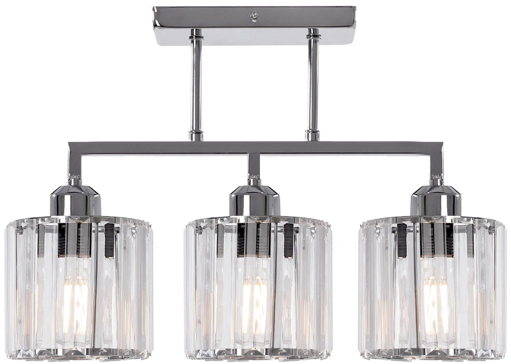 HANGLAMP GLAMOUR CHROOM 3xE27 392228