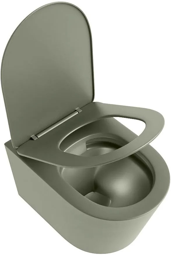 Mondiaz Lavie toiletpot randloos met softclose zitting army