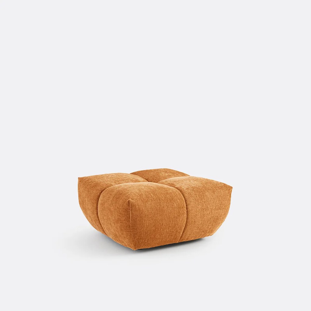 Poef, dik fluweel, L83 cm, Nuria