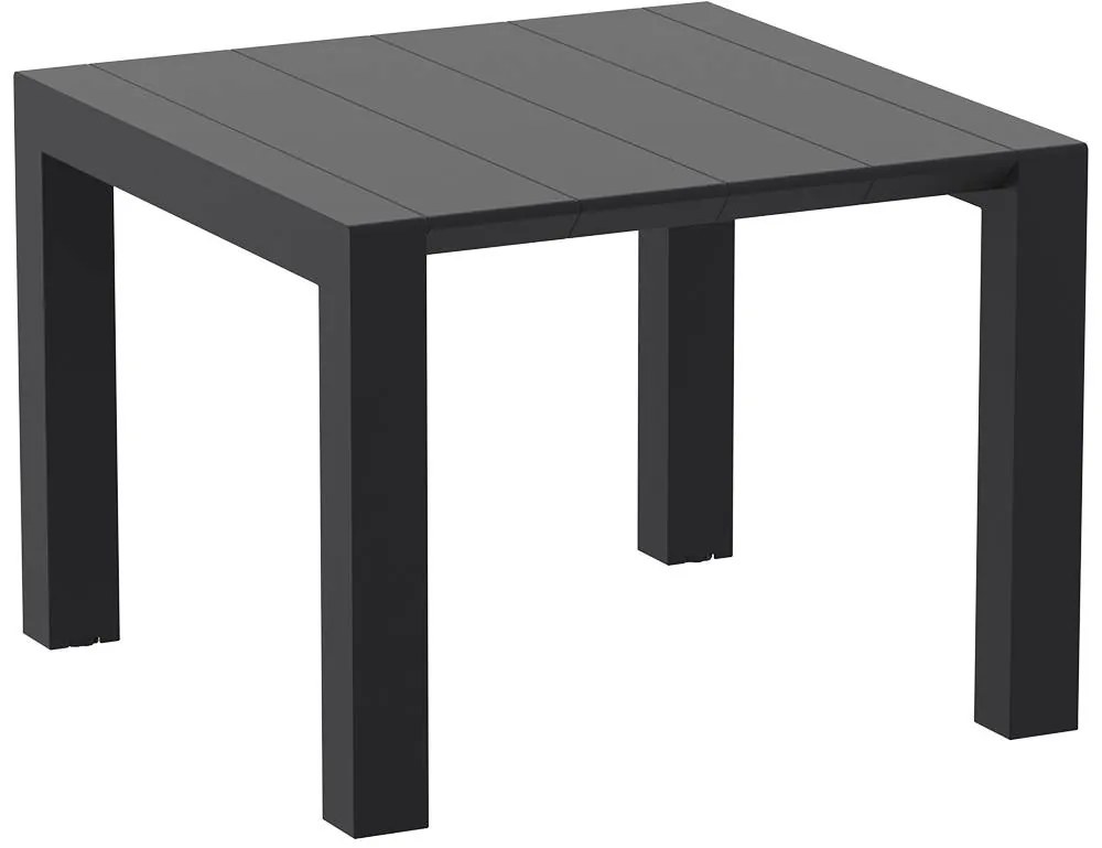 Siesta  Tuintafel - Vegas - Zwart - Uitschuifbaar 100/140 cm