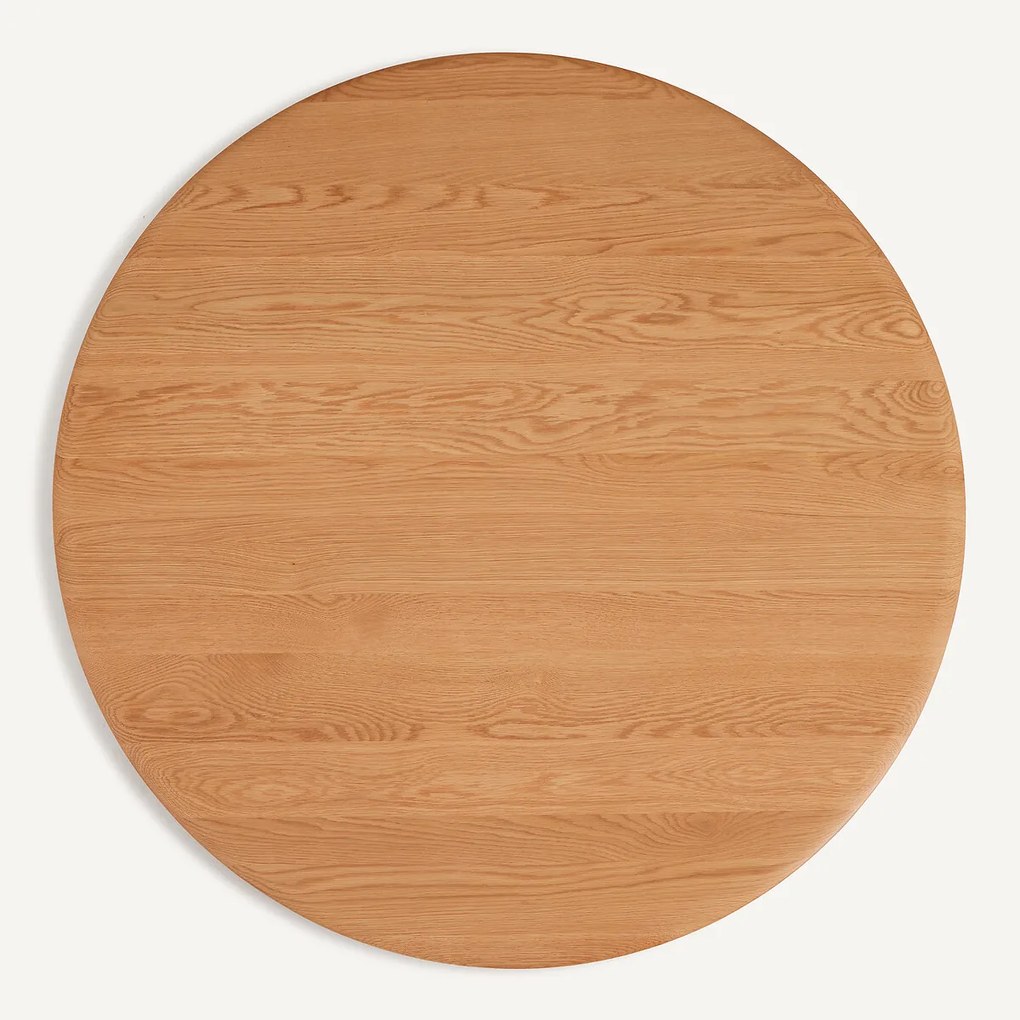 Rond eiken tafelblad, diameter 137 cm, ROUNDO
