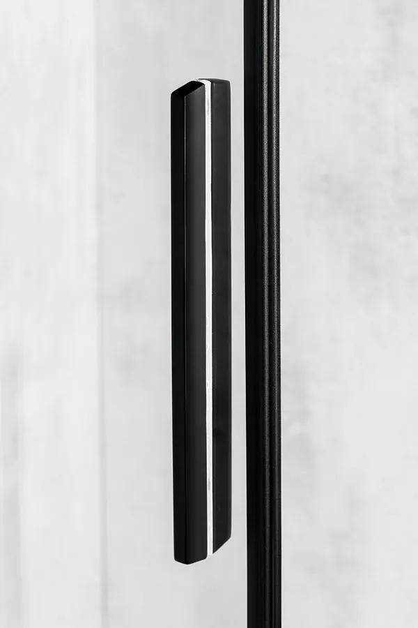 Polysan Altis douchedeur 147-151cm mat zwart
