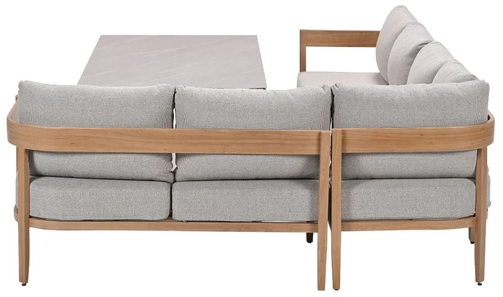 Garden Impressions San Mauro lounge dining set 5-delig - napoli sand