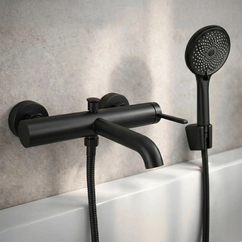 Doucheslang Rea Black 150 cm