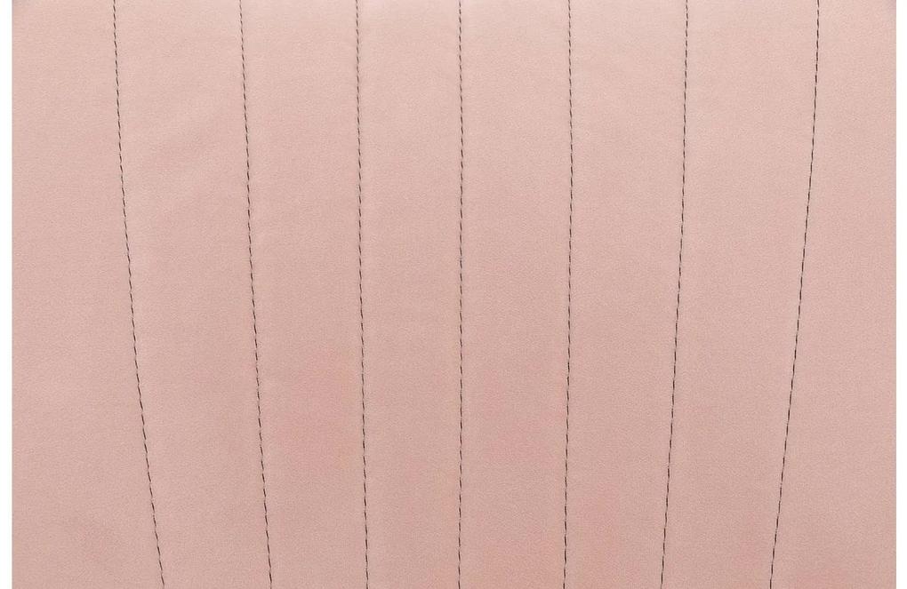 Goossens Eetkamerstoel Rob roze stof met armleuning, urban industrieel