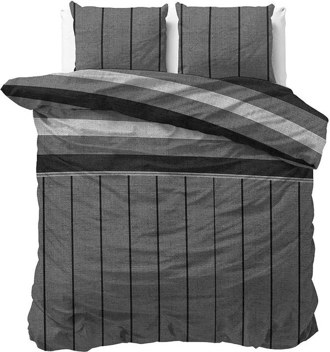 Sleeptime Elegance Kees - Grijs 1-persoons (140 x 220 cm + 1 kussensloop) Dekbedovertrek