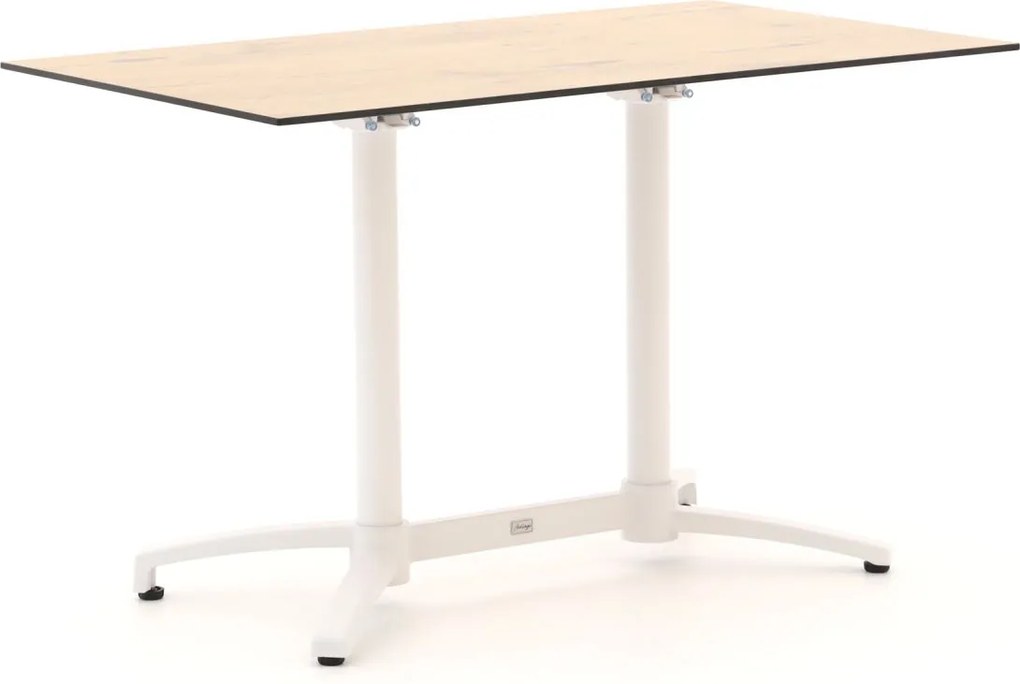 Inklapbare tafel Bellagio  | Vierkant  | Tuintafel Kunststof | 120x70cm | 4 personen | Kees Smit Tuinmeubelen