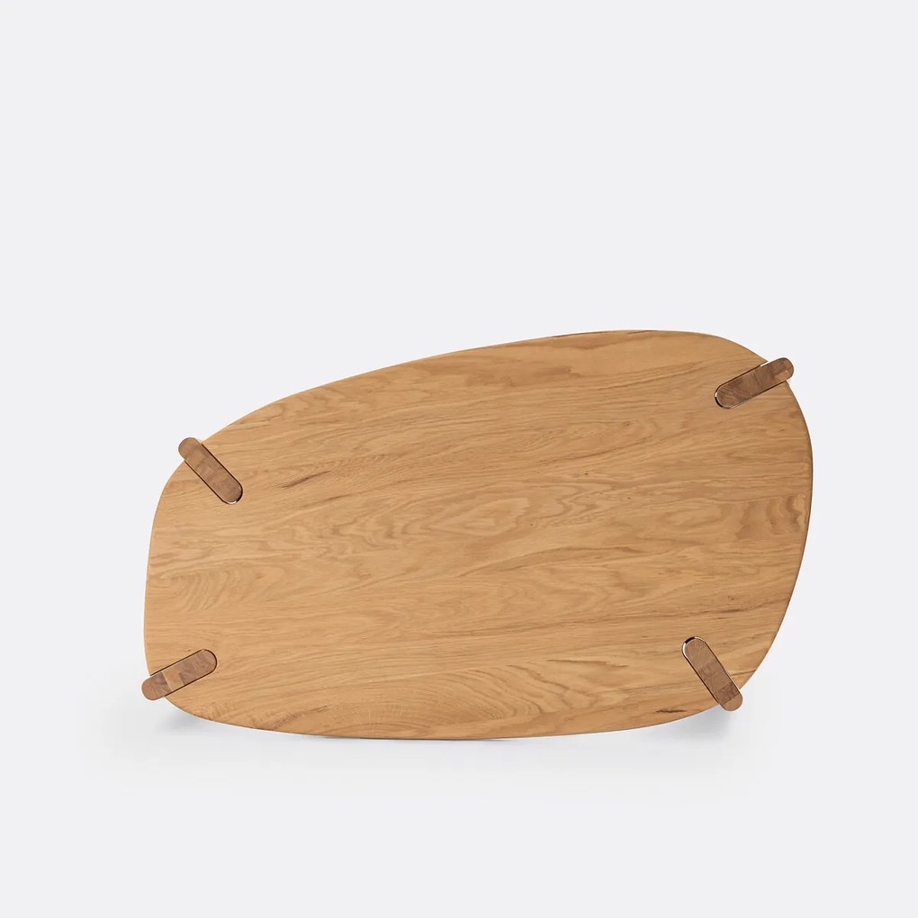 Salontafel in massief eik, Elmo