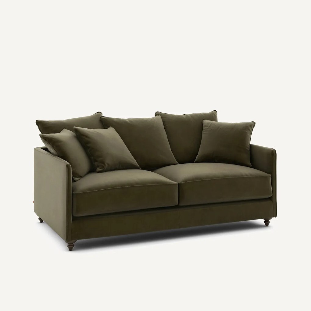 Omvormbare compacte bank in fluweel, Lazare