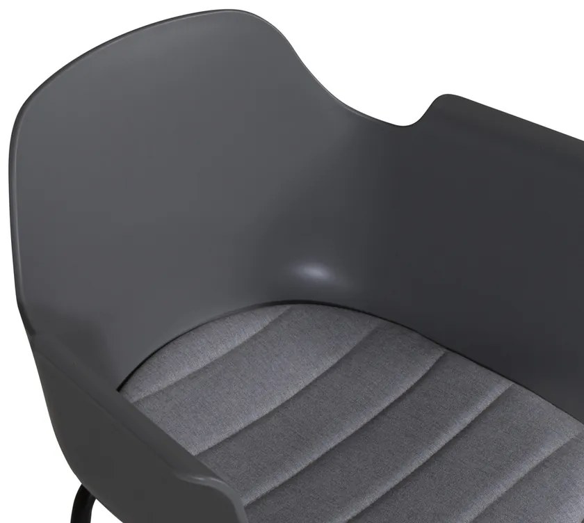 Jörn Eetkamerstoel - Malin - Donkergrijs - Kunststof - Jörn