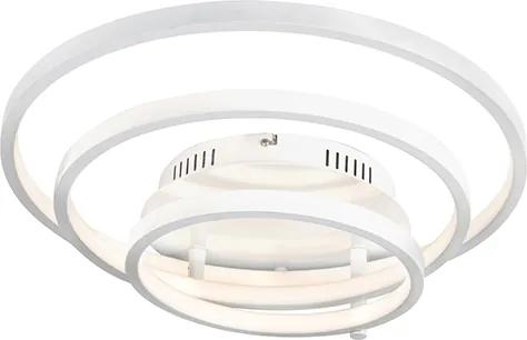 Moderne plafondlamp wit incl. LED en dimmer- Rondas Modern Binnenverlichting Lamp