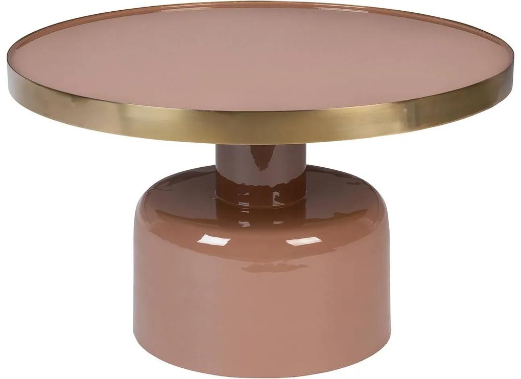 Zuiver Salontafel Glam Roze 60 cm - Metaal - Zuiver - Industrieel & robuust