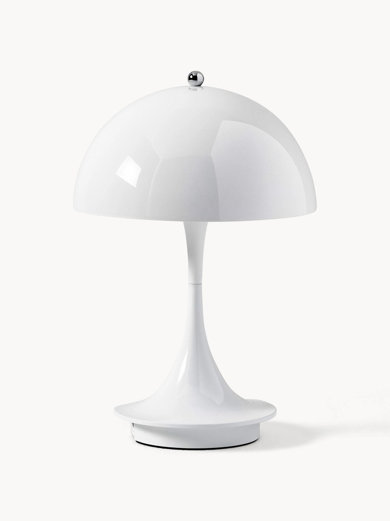 Kleine draagbare LED tafellamp Panthella 160, design Verner Panton