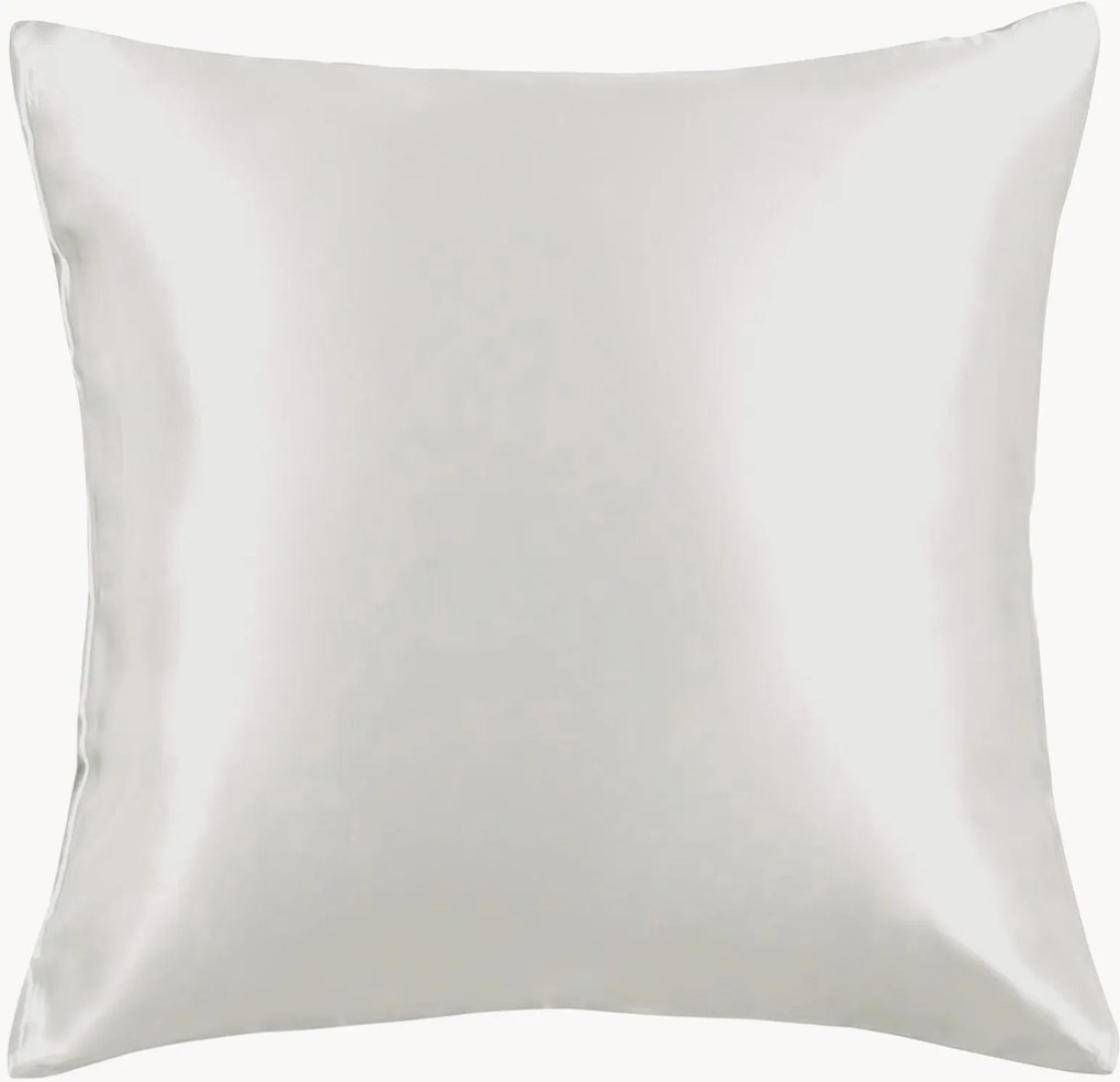 Zijde kussensloop Silk White van 4A moerbeizijde, 22 momme