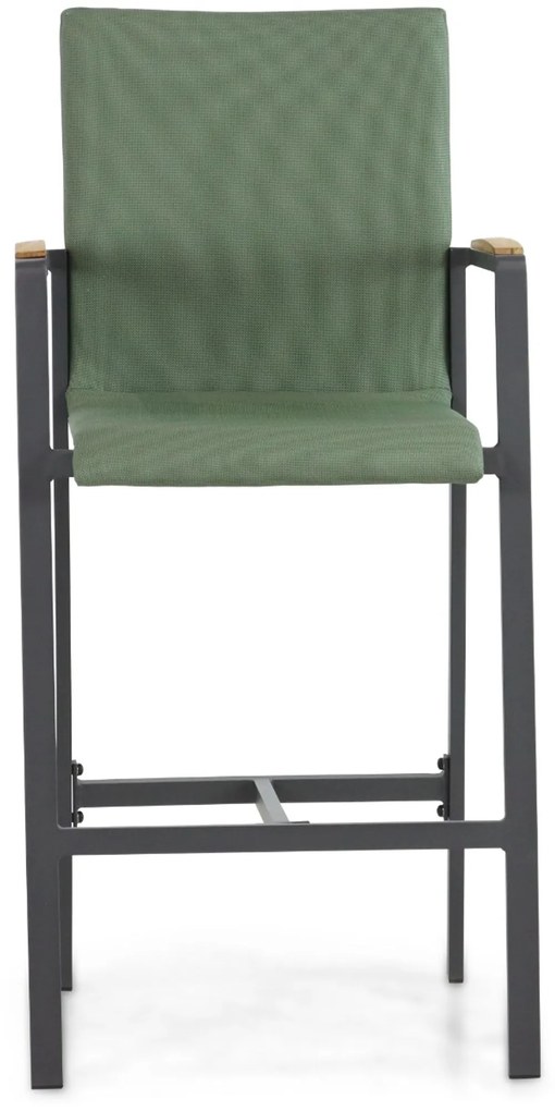 Barstoel Aluminium/textileen Groen Lifestyle Garden Furniture Brandon