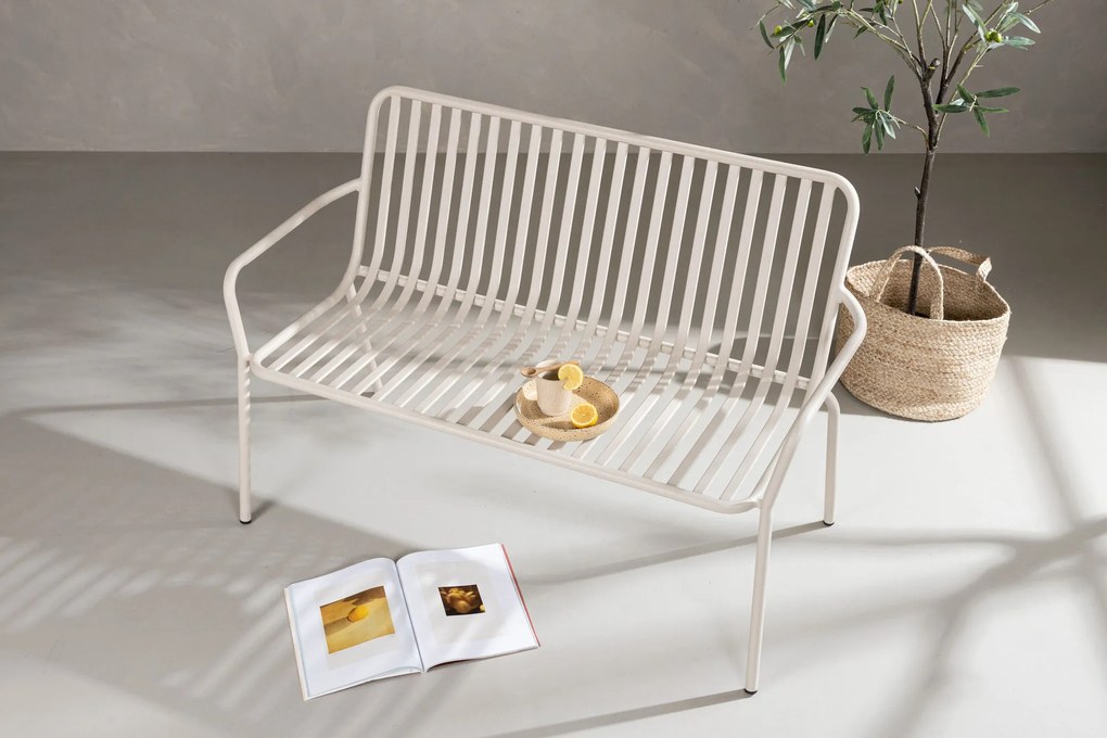 The Outsider tuinbank-alex-2-zits-loungebank-beige-aluminium-the-outsider
