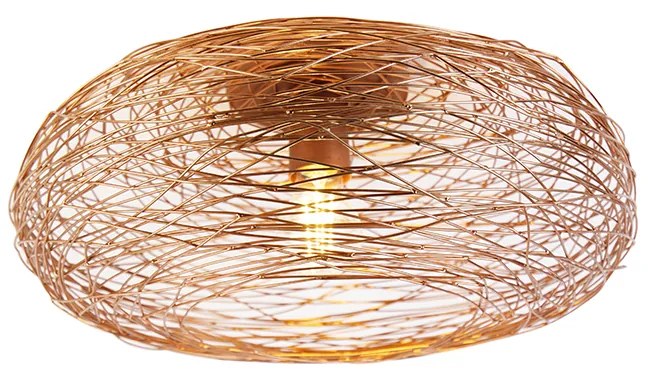 Design plafondlamp koper ovaal - Sarella