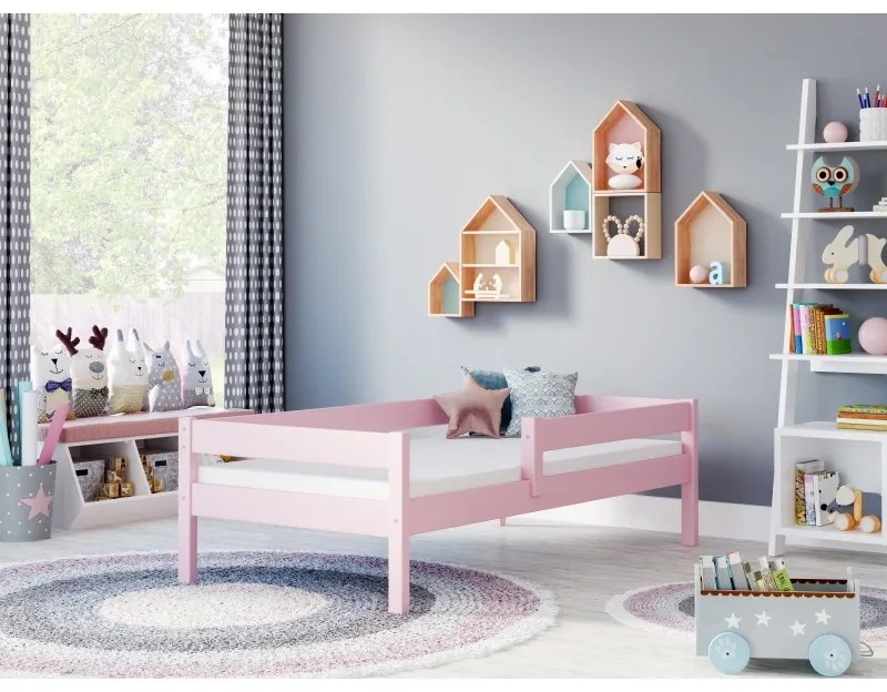 Peuter Roze Eenpersoonsbed Filip - Voor Kinderen Kinderen Peuter Junior 5056231751919 Children's Beds Home, 140x70, Geen, Geen Children's Beds Home De