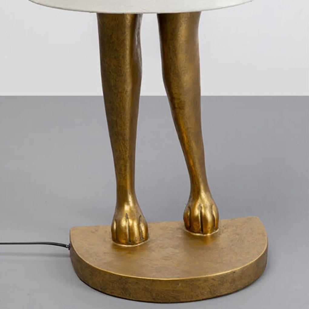 Kare Design Rabbit Gold/White Vloerlamp Goud Konijn