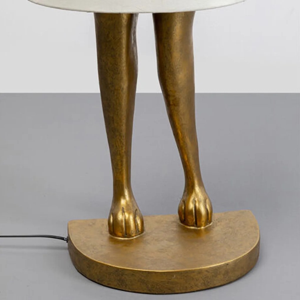 Vloerlamp Goud Konijn