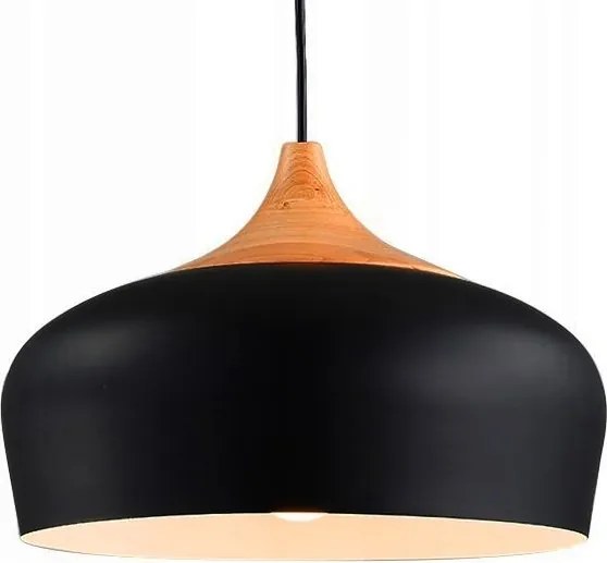 Enkele hanglamp Bari Zwart