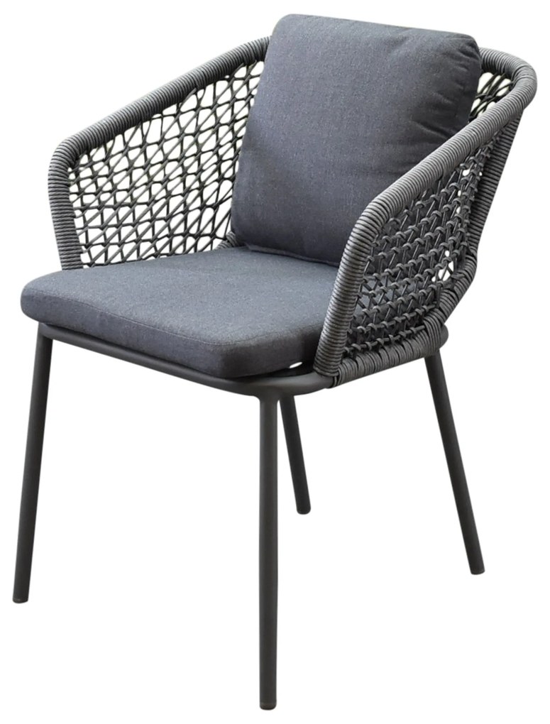 Eagle dining tuinstoel grijs wicker