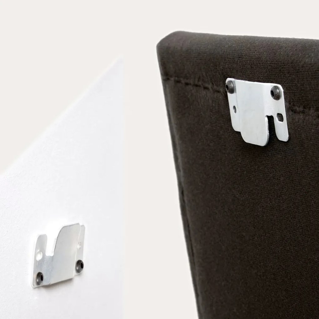 Kave Home Tanit Hoofdbord Met Afneembare Hoes 200 Cm Groen