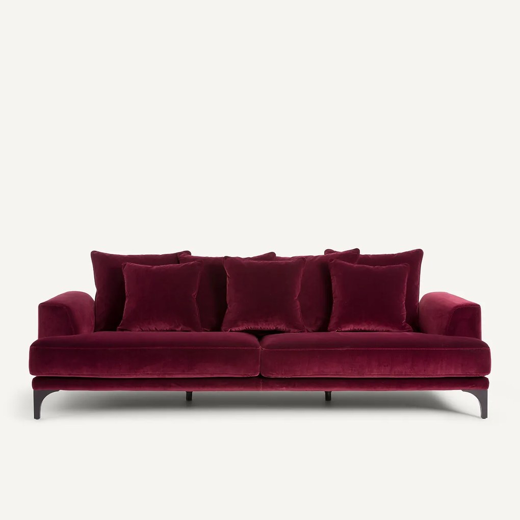 Bank, 3- of 4-zits, fluweel, ARMENTO