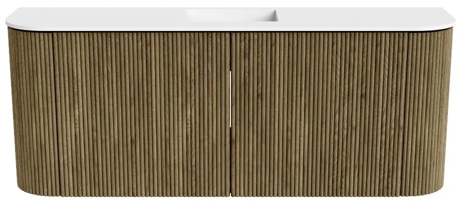Mondiaz Joya 105cm toiletmeubel ronding links/rechts dusk met wastafel faye midden 1 kraangat talc
